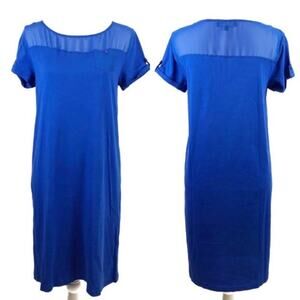 Jones New York Medium Royal Blue Shift Dress